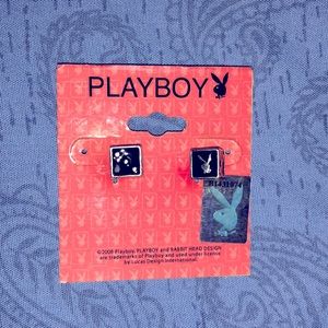 Playboy earrings “Dice”